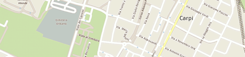 Mappa della impresa lamberti antonio a CARPI
