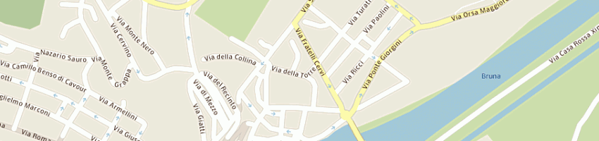 Mappa della impresa flli vannini snc di vannini sergio e c a CASTIGLIONE DELLA PESCAIA