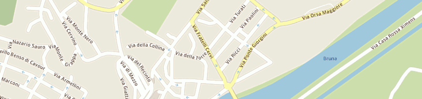 Mappa della impresa troisi commerciale di troisi f e c snc a CASTIGLIONE DELLA PESCAIA