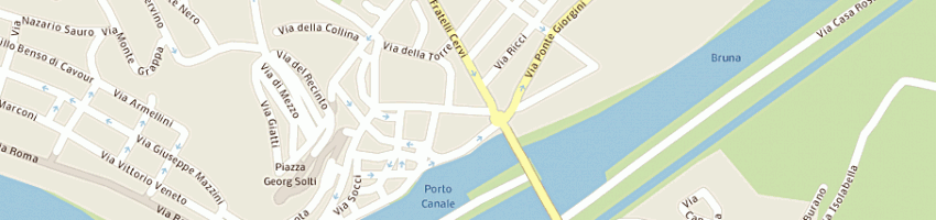 Mappa della impresa coser confesercenti servizi srl a CASTIGLIONE DELLA PESCAIA