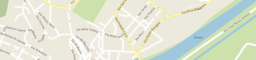 Mappa della impresa panroselle sas di chelini franca a CASTIGLIONE DELLA PESCAIA