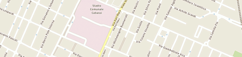 Mappa della impresa al-abbas market sas di ghulam abbas e c a CARPI
