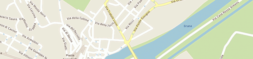 Mappa della impresa rossi paolo -pensione sabrina a CASTIGLIONE DELLA PESCAIA