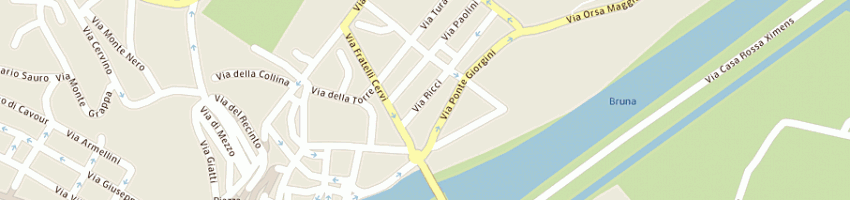 Mappa della impresa studio trend di sergio brizzi a CASTIGLIONE DELLA PESCAIA
