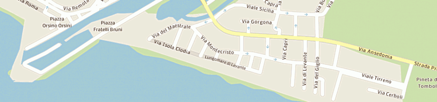 Mappa della impresa bagno castiglionese sncdi pieraccini luciana e c a CASTIGLIONE DELLA PESCAIA