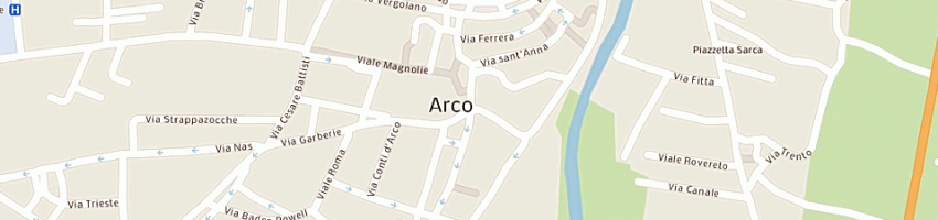 Mappa della impresa unicredit banca spa a ARCO