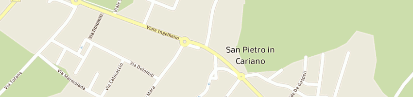 Mappa della impresa formenti mario a SAN PIETRO IN CARIANO