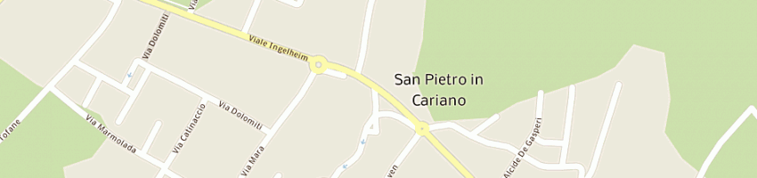 Mappa della impresa intek sas di maurizio sponda e c a SAN PIETRO IN CARIANO