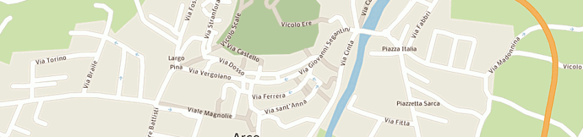 Mappa della impresa farmacia bettinazzi tamanini carlo a ARCO