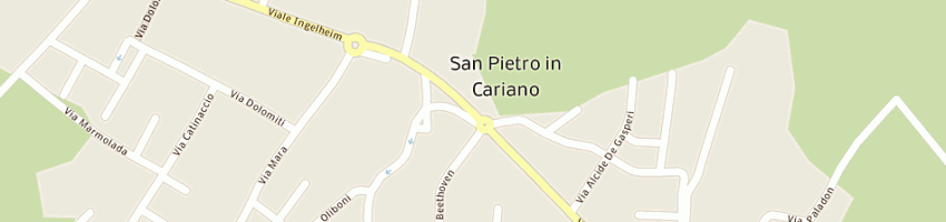Mappa della impresa sangelo srl a SAN PIETRO IN CARIANO