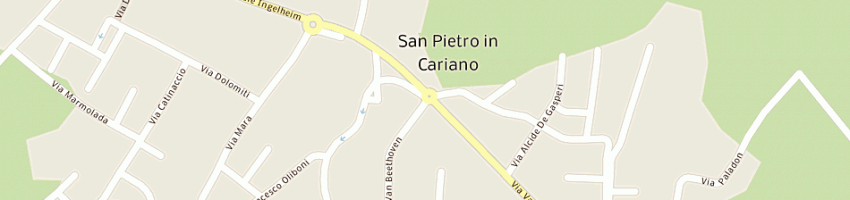 Mappa della impresa unita' locale socio sanitaria n22 a SAN PIETRO IN CARIANO