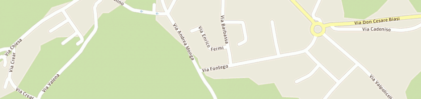 Mappa della impresa oasi di speri paolo e c sas a SAN PIETRO IN CARIANO