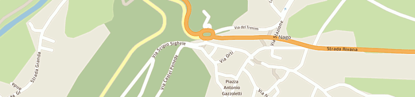 Mappa della impresa crismo snc di carella cristiano e c a NAGO TORBOLE