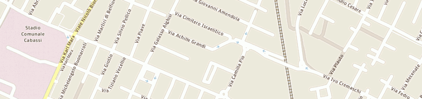 Mappa della impresa aguzzoli cav guido di erio aguzzoli e c (snc) a CARPI