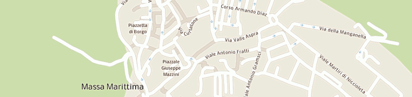 Mappa della impresa ristorante il pungolo a MASSA MARITTIMA