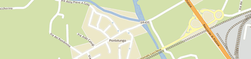 Mappa della impresa la bottega della bonta' di matani andrea e c sas a PISTOIA