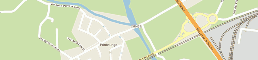 Mappa della impresa circolo ricreativo pontelungo a PISTOIA