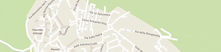 Mappa della impresa bar pasticceria la piazzetta snc a MASSA MARITTIMA