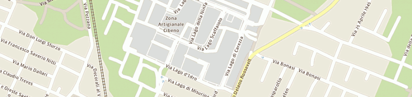 Mappa della impresa tirelli alberto a CARPI