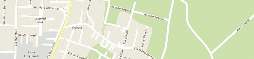 Mappa della impresa sironi enrico a CARPI