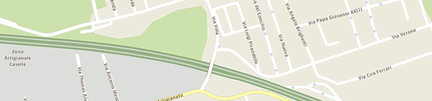 Mappa della impresa al cavalcavia di dal corso gianni e gabriele snc a SOMMACAMPAGNA
