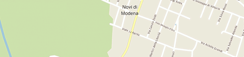 Mappa della impresa sala william a NOVI DI MODENA