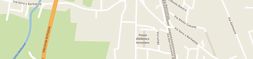 Mappa della impresa universo srl a PISTOIA