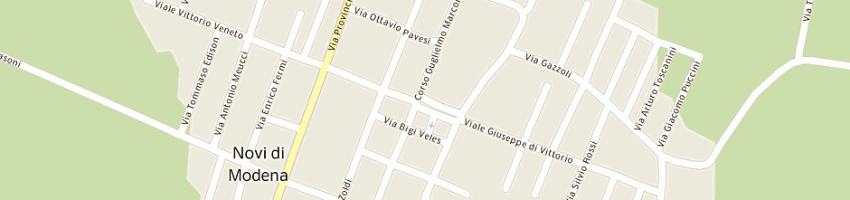 Mappa della impresa coluccia daniele a NOVI DI MODENA