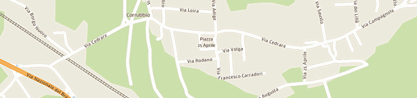 Mappa della impresa scuola materna corrubbio - comune spietro incariano a SAN PIETRO IN CARIANO