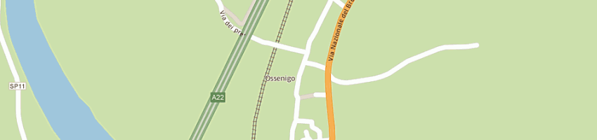 Mappa della impresa trattoria ranieri a DOLCE