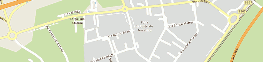 Mappa della impresa a e a srl a EMPOLI