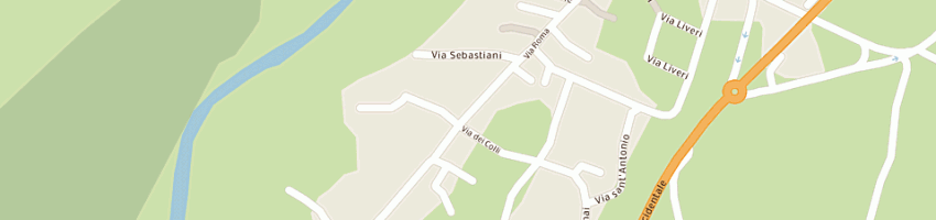Mappa della impresa green bar snc di michelotti nicola e c a DRO