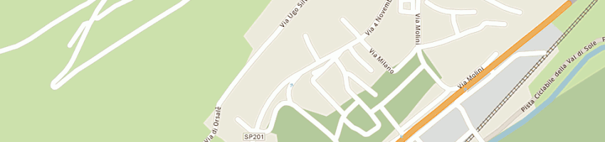 Mappa della impresa hotel bella di bosco snc a MALE 