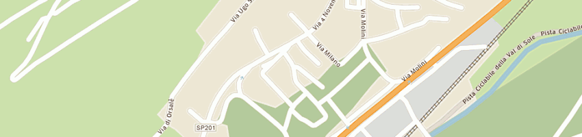 Mappa della impresa pizzeria l'olimpo a MALE 