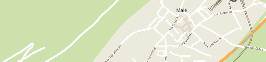 Mappa della impresa immobiliare la villa (srl) a MALE 