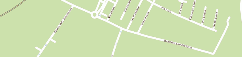 Mappa della impresa associazione sportiva polisportiva palestra athena a MODENA