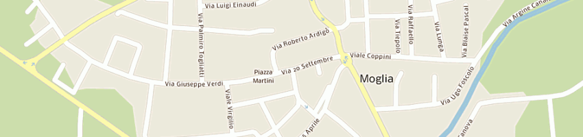 Mappa della impresa macelleria equina giova umberto a MOGLIA