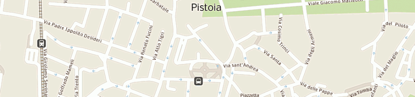 Mappa della impresa caffe' del borgo snc a PISTOIA