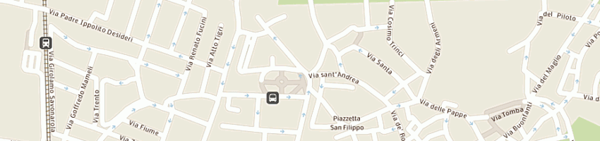 Mappa della impresa bar cino di ternullo salvatore e c snc a PISTOIA