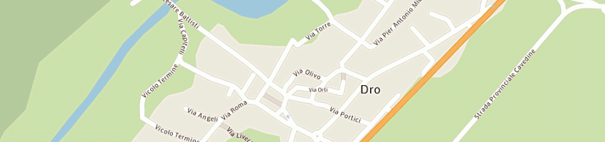 Mappa della impresa panificio tavernini a DRO