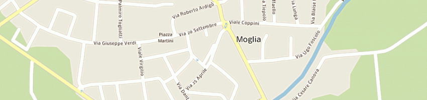Mappa della impresa studio dentistico fornaciari e storchi a MOGLIA