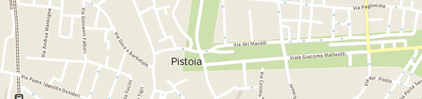 Mappa della impresa agostini drl e becarelli drc a PISTOIA