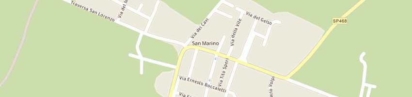 Mappa della impresa confezioni max di di minico carlo e c (snc) a CARPI