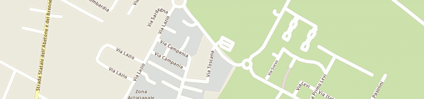 Mappa della impresa p e l di lelli mauro e c snc a CASTELNUOVO RANGONE