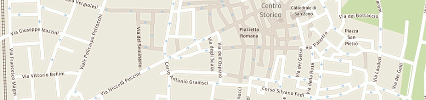 Mappa della impresa 20mq di fiorini claudio a PISTOIA