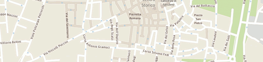 Mappa della impresa evergreen snc di guercini paolo e c a PISTOIA