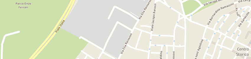 Mappa della impresa pizzeria vesuvio a MODENA