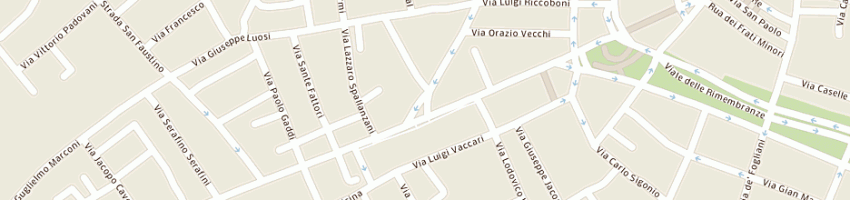 Mappa della impresa verzelloni antonio a MODENA