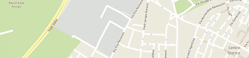 Mappa della impresa reco srl a MODENA