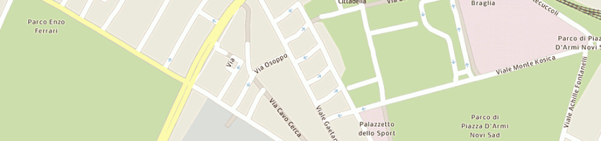 Mappa della impresa meschiari ortopedia a MODENA
